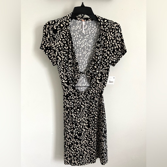 🌟FREE PEOPLE MARSEILLES MINI DRESS-BLACK-Size X-Small & Small - Picture 11 of 13